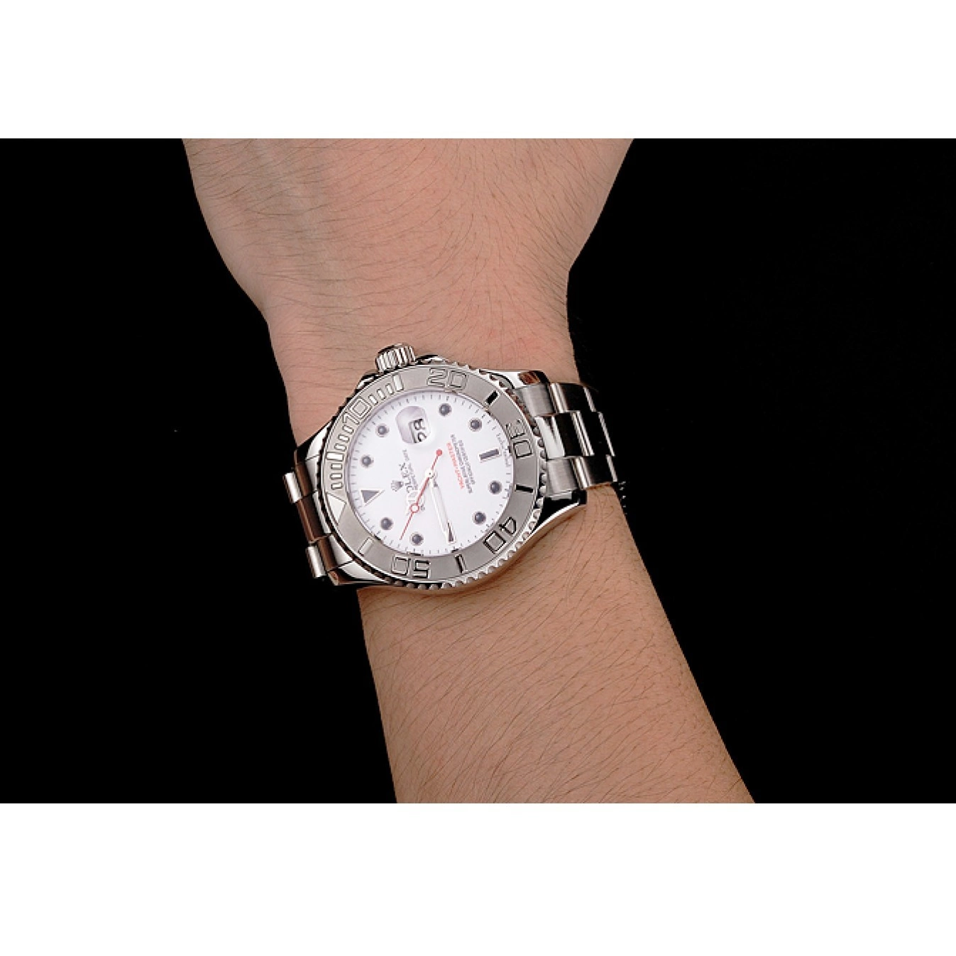 Good Copy Rolex Watches Yacht-Master White Steel And Case Stainless Dial Rolex Bracelet 0620